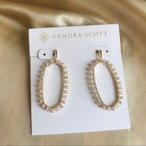 Kendra Scott Elle gold crystals earrings
